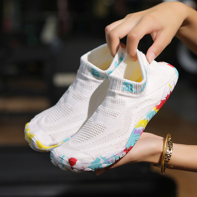Unisex nan ultraflexibler Strick-Sockenschuh mit anatomischer Mehrzonen-Gummisohle und schnelltrocknender Konstruktion EB