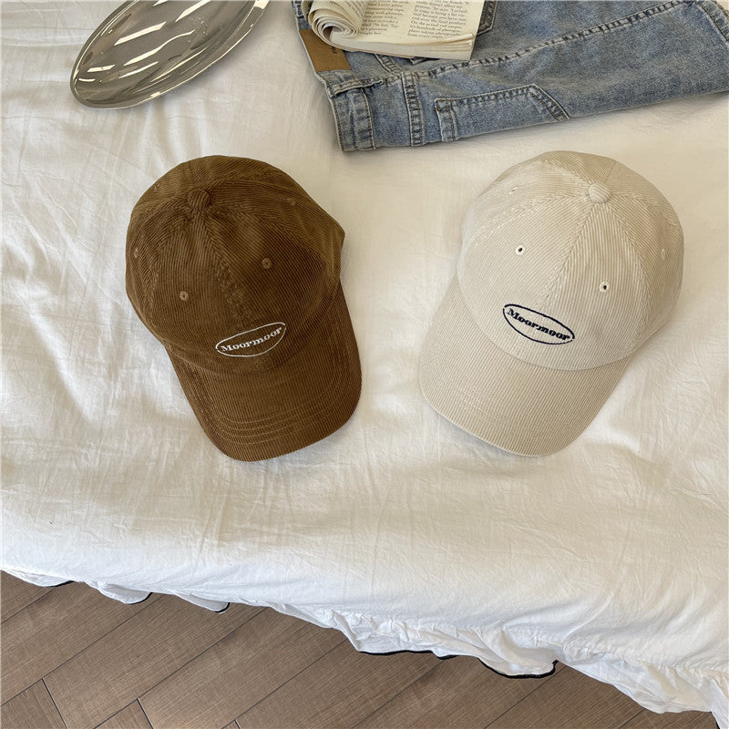 Lässige Damen-Baseballkappe aus Cord