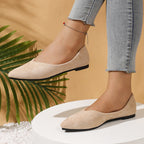 Damen Elegante Ballerinas mit flexiblem Fußbett und spitz zulaufendem Design EB