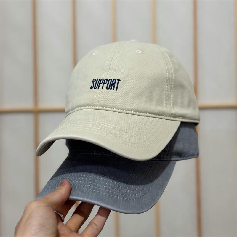 Herren-Baseballcap mit „SUPPORT“-Stickerei