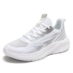 Damen Atmungsaktive Laufschuhe mit flexiblem Strick-Obermaterial und antirutsch Sohle EB