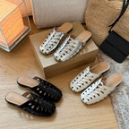 Damen Bequeme und stilvolle Sommerschuhe mit offenen Zehen EB