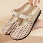 Damen Bequeme Clogs mit modischem Riemen und dekorativem Design EB