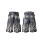 Stylische Baggy-Shorts für Herren im Used-Look