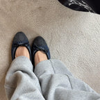 Damen Ballerinas mit elegantem Schleifendetail und modernem Textiloberteil EB
