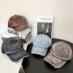 Damen-Baseballkappe im Vintage-Stil mit Used-Look