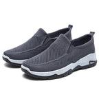 Damen Bequeme Slip-On Freizeitschuhe mit atmungsaktiver Mesh-Oberfläche EB