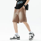 Herren Denim-Shorts mit lässigem Farbverlauf EB