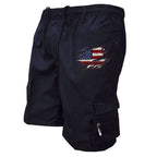 Herren Cargo-Shorts mit praktischen Seitentaschen und elastischem Bund EB