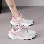 Damen Sportliche Laufschuhe mit atmungsaktiver Mesh-Oberfläche und dämpfendem Fußbett EB