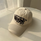 Bestickte florale Damen-Baseballkappe