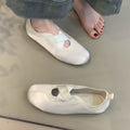 Damen elegante Ballerinas mit kreuzendem Riemen und komfortablem Fußbett EB