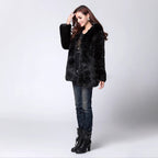 Damen Kunstpelzjacke EB