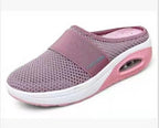 Damen Atmungsaktive Clogs mit rutschfester Sohle und flexiblem Mesh-Obermaterial EB