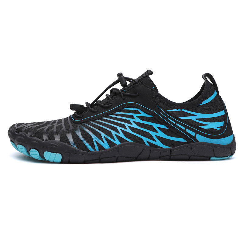 Unisex nan ultraleichter Barfuß-Wasserschuh mit rutschfester Laufsohle und Kordelzugverschluss EB