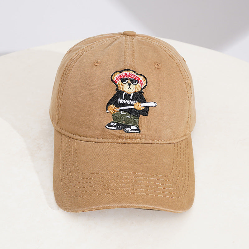 Herren Baseballkappe mit Cartoon-Stickerei
