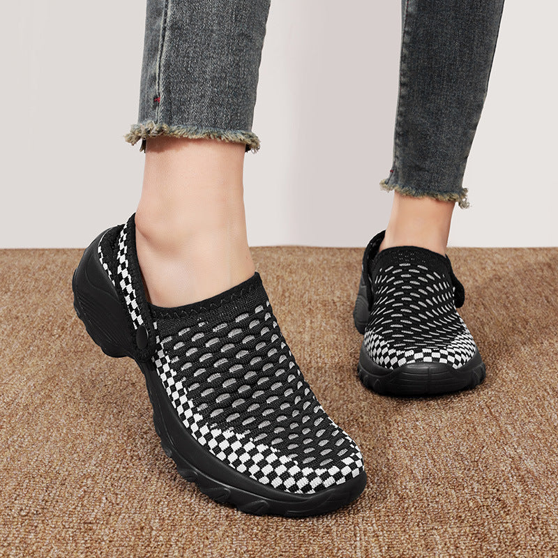 Damen Bequeme und atmungsaktive Clogs EB