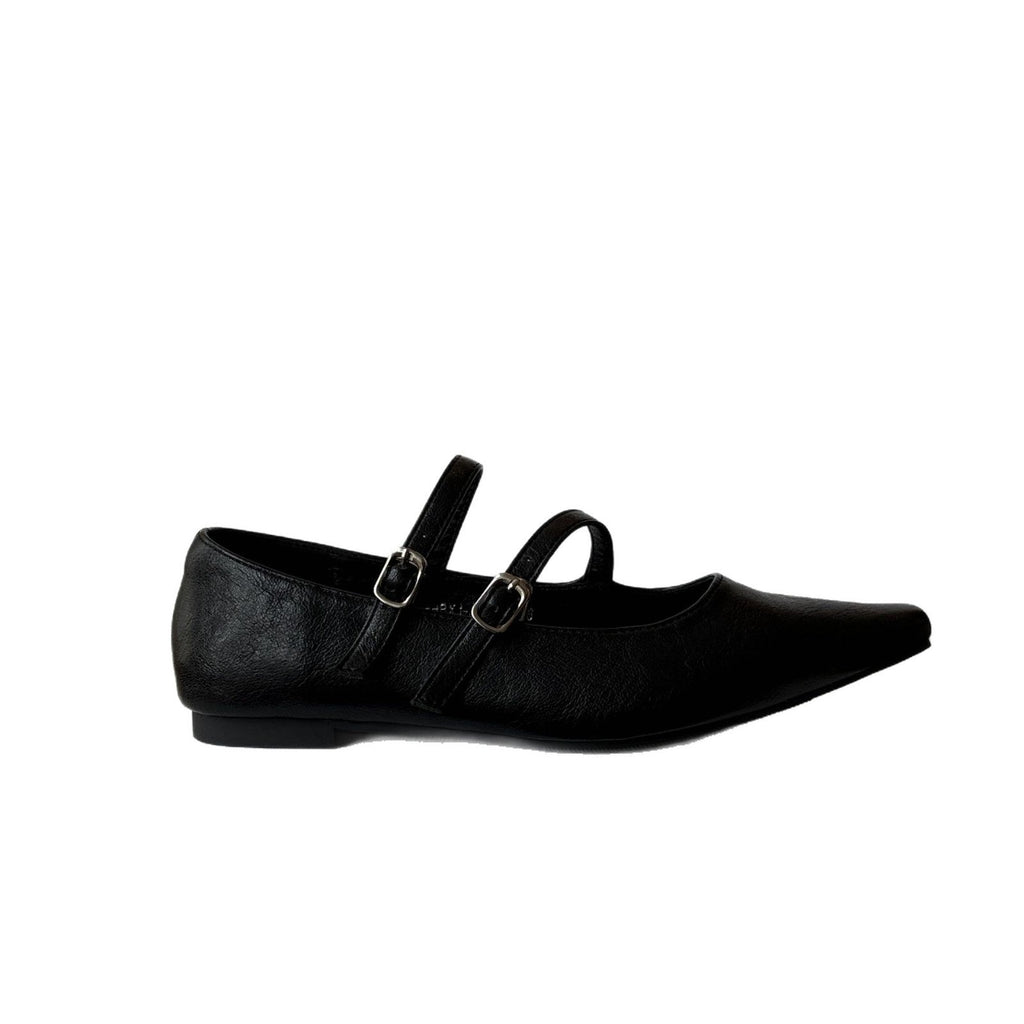 Damen Elegante Ballerinas mit modischem Riemchen und komfortablem Fußbett EB