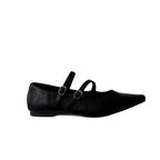 Damen Elegante Ballerinas mit modischem Riemchen und komfortablem Fußbett EB
