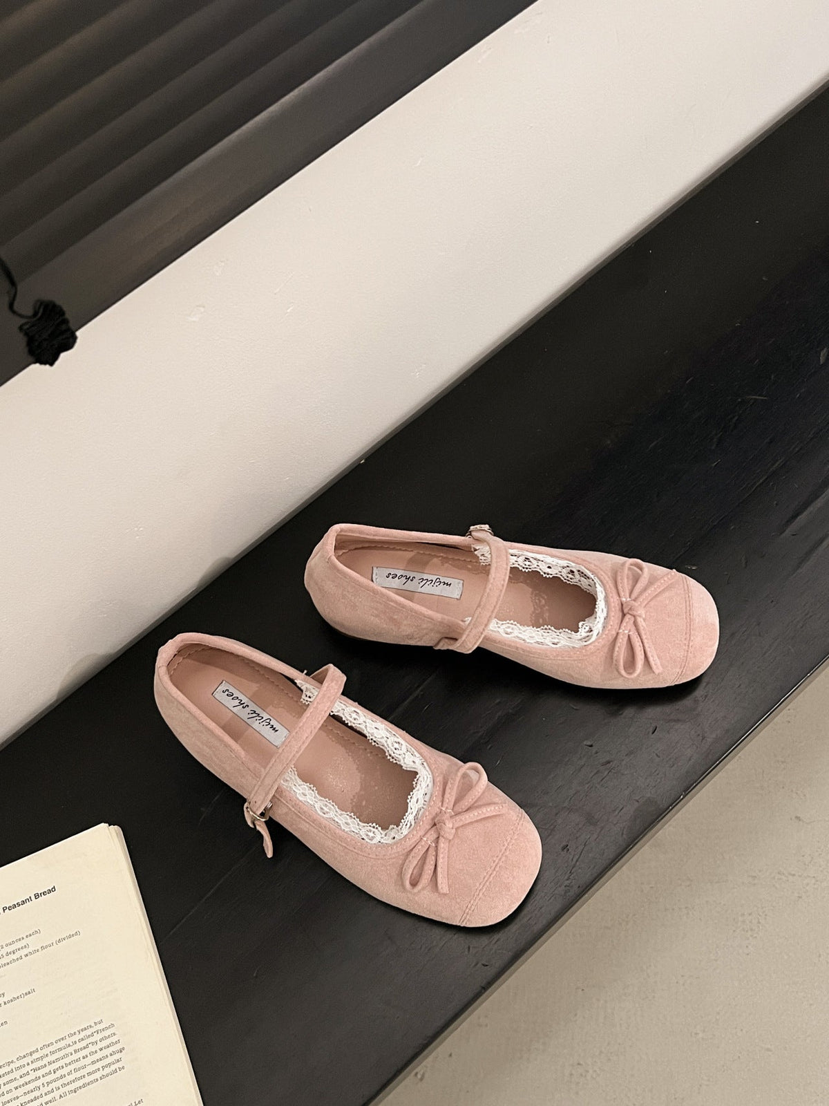 Damen elegante Ballerinas mit zartem Schleifen-Detail und hochwertigem Innenfutter EB