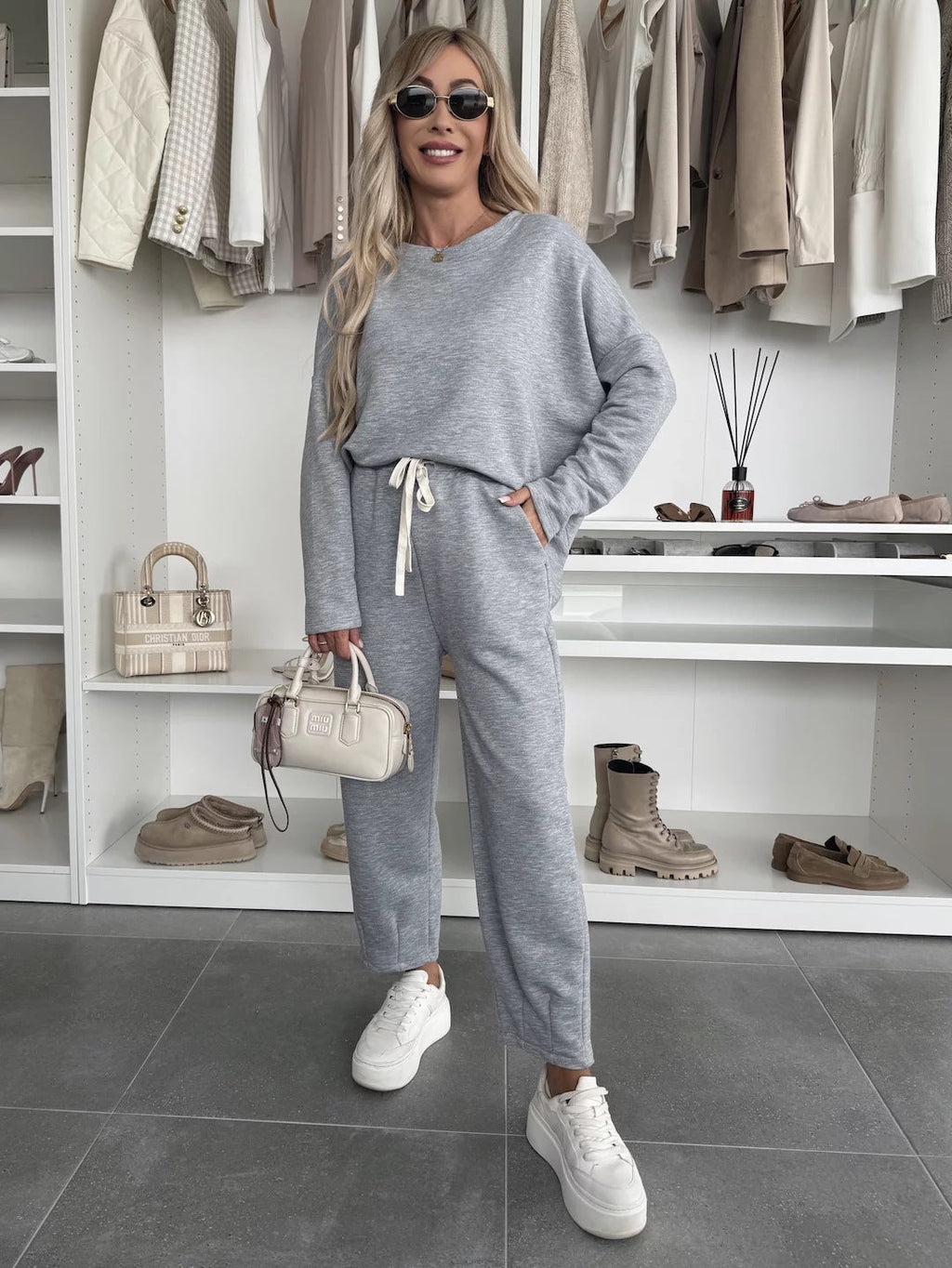 Damen Komfortables Sweat-Outfit EB