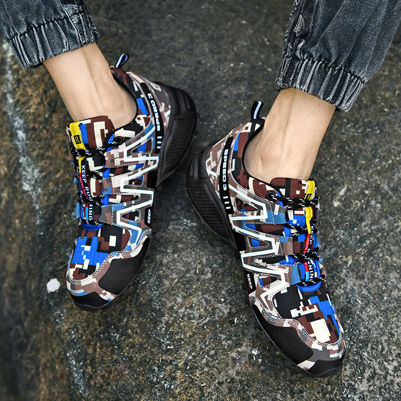 Damen Sportliche Trail-Laufschuhe mit robuster Sohlenkonstruktion und atmungsaktivem Obermaterial EB