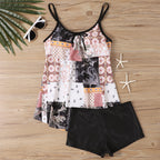 Lässiges Strand-Top mit Shorts für Damen