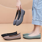 Damen Bequeme Strickschuhe EB