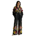 Eleganter Damen-Jumpsuit mit Blumenmuster