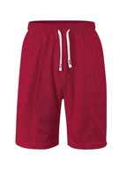 Atmungsaktive Herren-Waffel-Pyjamashorts mit Komfortbund und Kordelzug