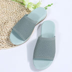 Damen Atmungsaktive Wellness-Pantoletten mit flexiblem Riemendesign EB