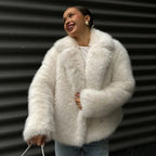 Damen Fleece-Mantel EB