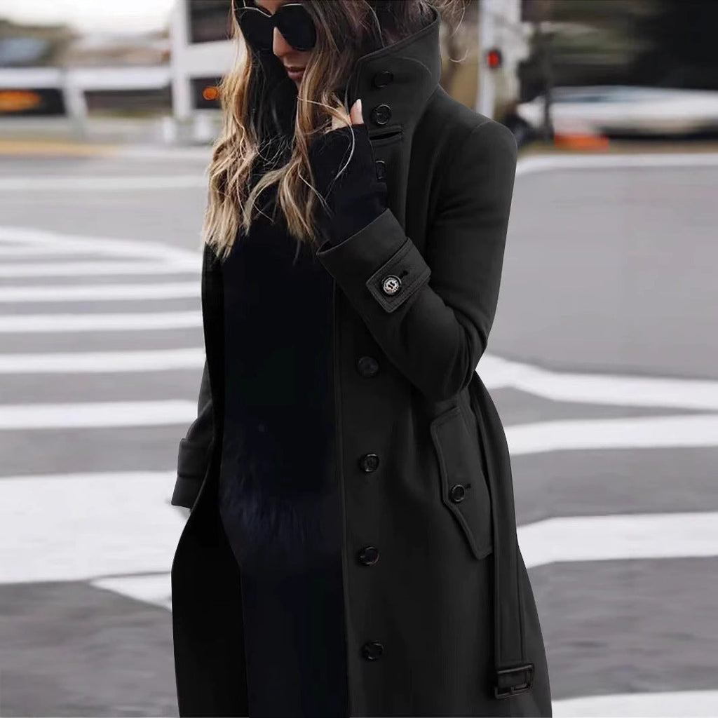 Damen eleganter Trenchcoat EB