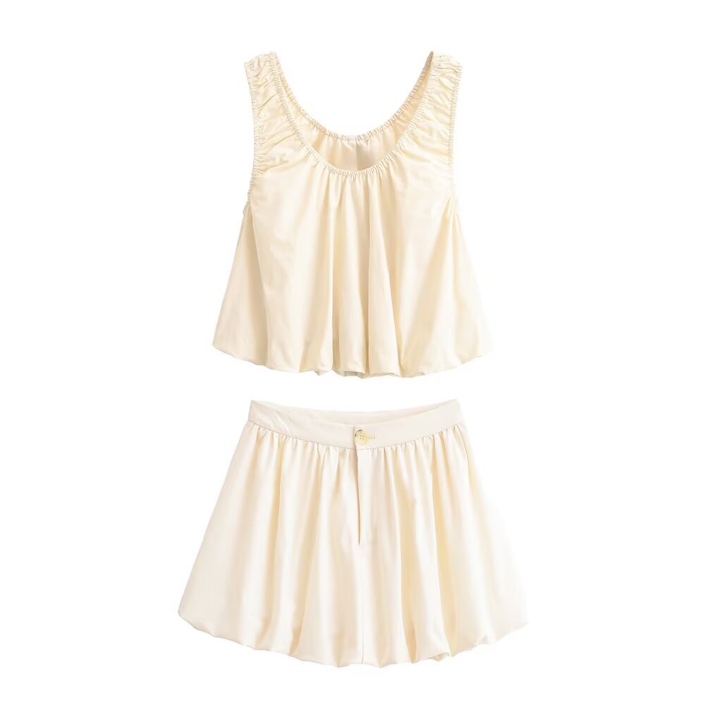 Damen Faltenrock mit elegantem Schnitt und zartem Stoff EB