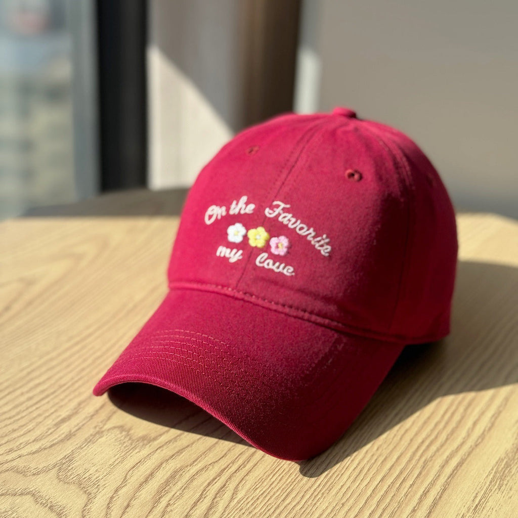 Damen Baseballcap mit Textstickerei