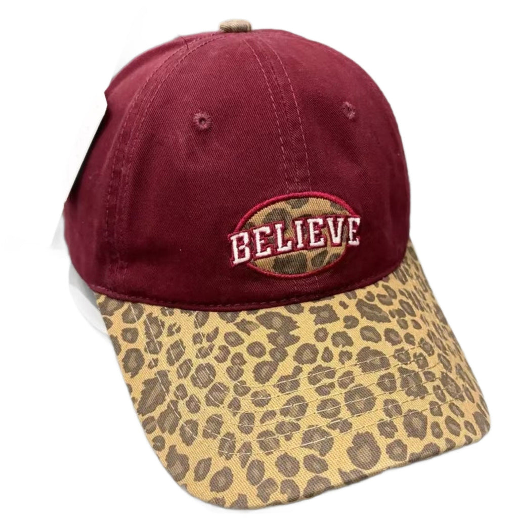 Lässige Damen-Baseballkappe mit Leopardenmuster