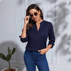 Damen Elegantes und modernes Blusenshirt EB