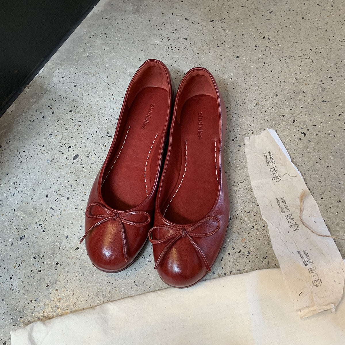 Damen Ballerinas mit zartem Schleifen-Detail und komfortablem Fußbett EB