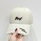 Damen Baseballcap im Distressed-Look
