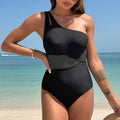 Eleganter Damen-Einteiler mit asymmetrischem Schnitt