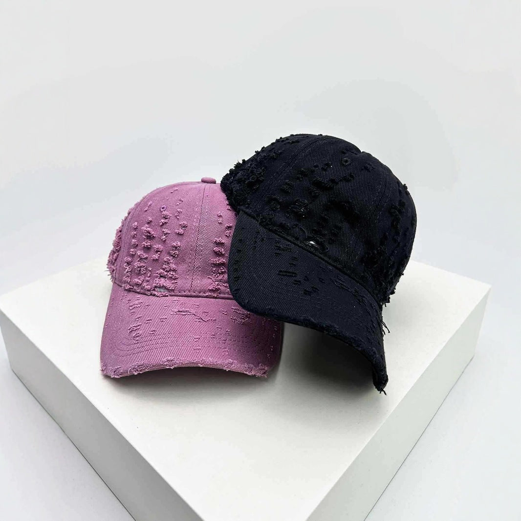 Baseballkappe für Damen mit Distressed-Optik