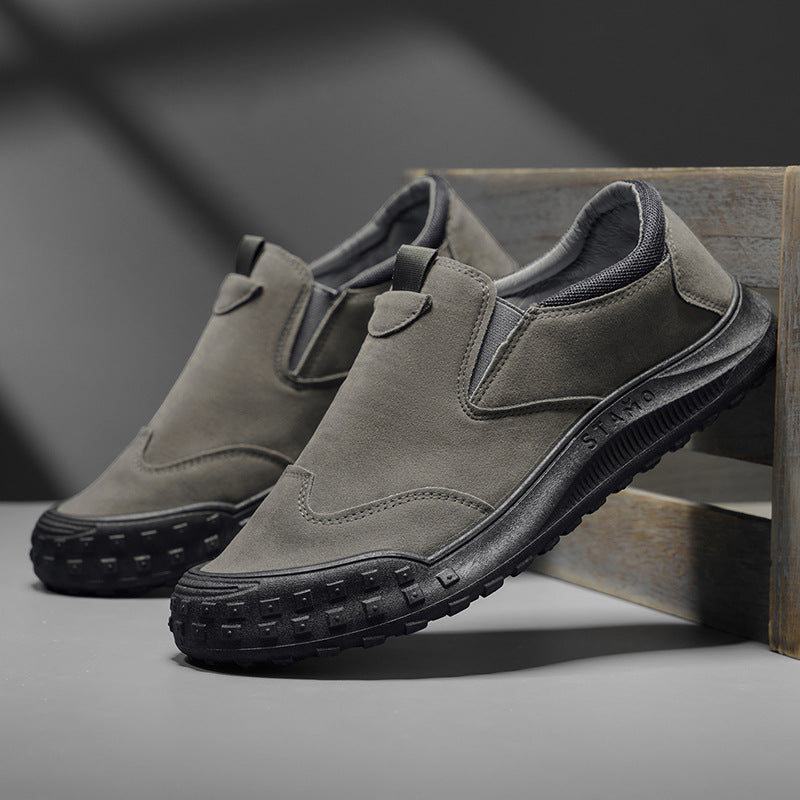 Damen bequeme Slip-On Schuhe mit rutschfester Sohle und weichem Futter EB