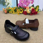 Damen Bequeme Clogs mit modischem Schnallen-Detail EB