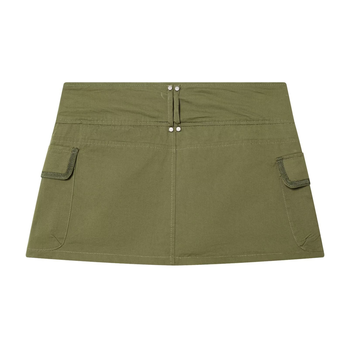 Damen Cargo-Rock mit praktischen Taschen und elastischem Bund EB