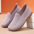 Damen Atmungsaktive Freizeit-Slipper aus flexiblem Strickmaterial EB