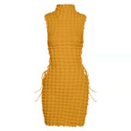 Damen Bodycon Kleid mit raffiniertem Strukturdesign EB