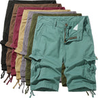 Herren Cargo-Shorts mit praktischen Taschen und verstellbarem Kordelzug EB