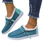 Damen Bequeme Slip-On Clogs mit kuscheligem Innenfutter und flexibler Sohle EB