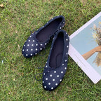 Damen Ballerinas mit femininem Schleifenakzent und weicher Innensohle EB