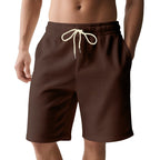 Herren nan knielange Bermudashorts mit elastischem Bund Kordelzug und Seitentaschen EB